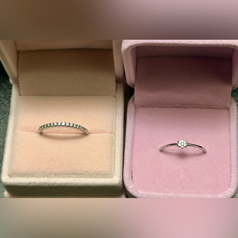 925 Sterling Silver stacking rings BUNDLE Size 9